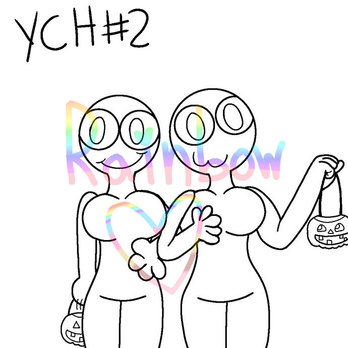 YCH #2: Girly in Halloween Costume!